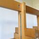 Bookcase on solid beech legs from the 80s