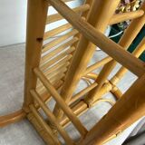 Rattan magazine rack