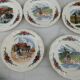 Alsatian plates Obernai earthenware Sarreguemines