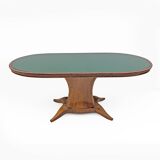 Mid-century Modern Italian Elm Root Oval Dining Table, 1950s