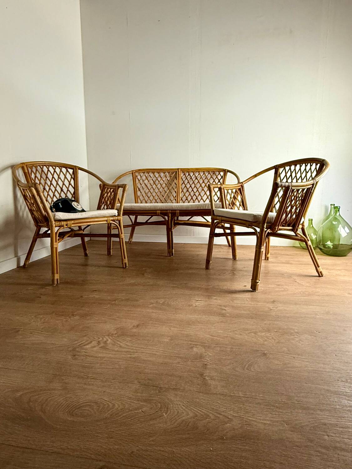 Rattan garden furniture