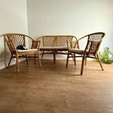 Rattan garden furniture