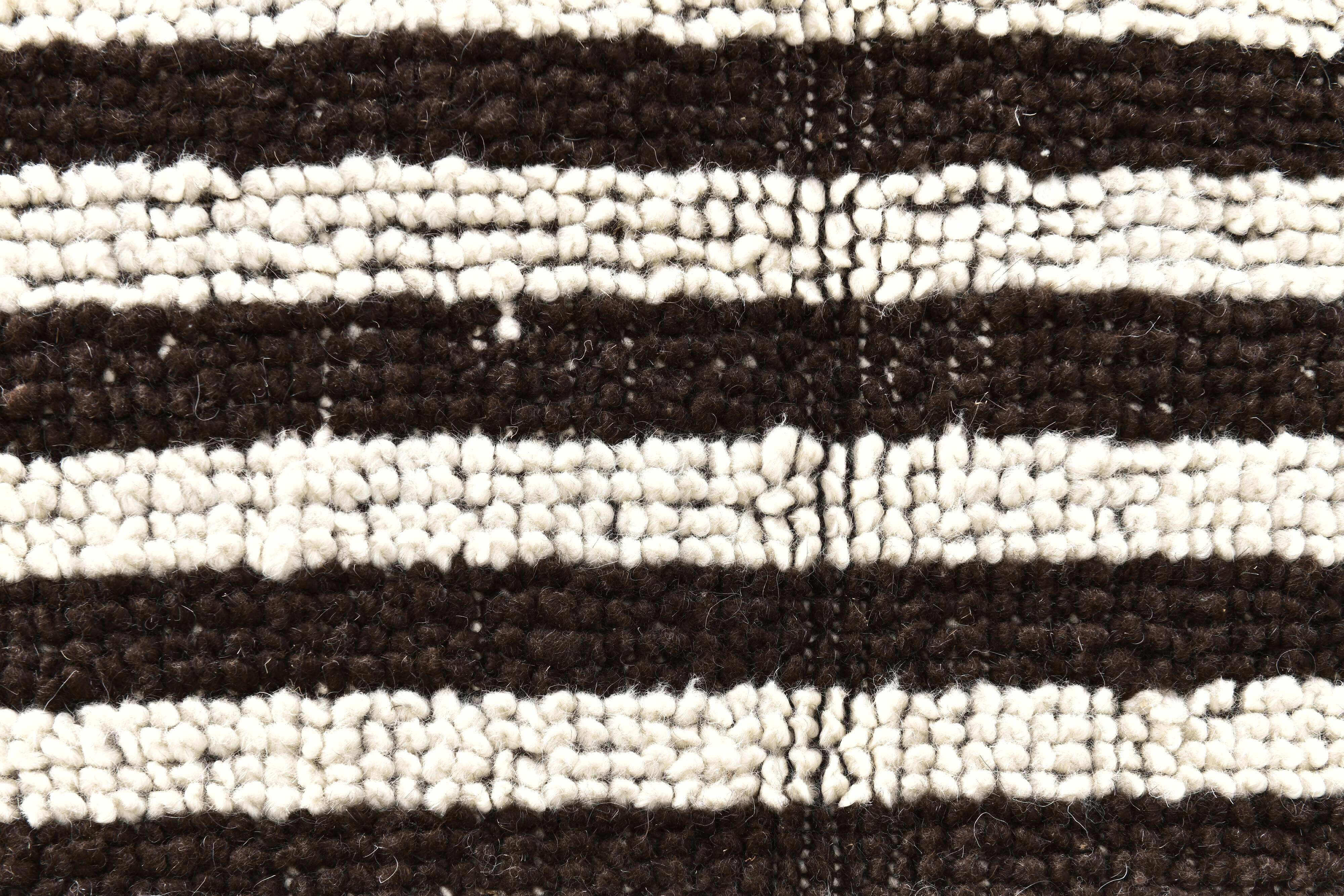 brown and white wool berber rugs ,  195x305cm shaggy natural organic rug