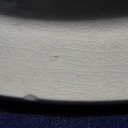 Plat rond creux en faïence de Badonviller modèle Louise diam 27 cm