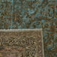 Handmade oriental decorative 1980s 243 cm x 342 cm blue wool carpet