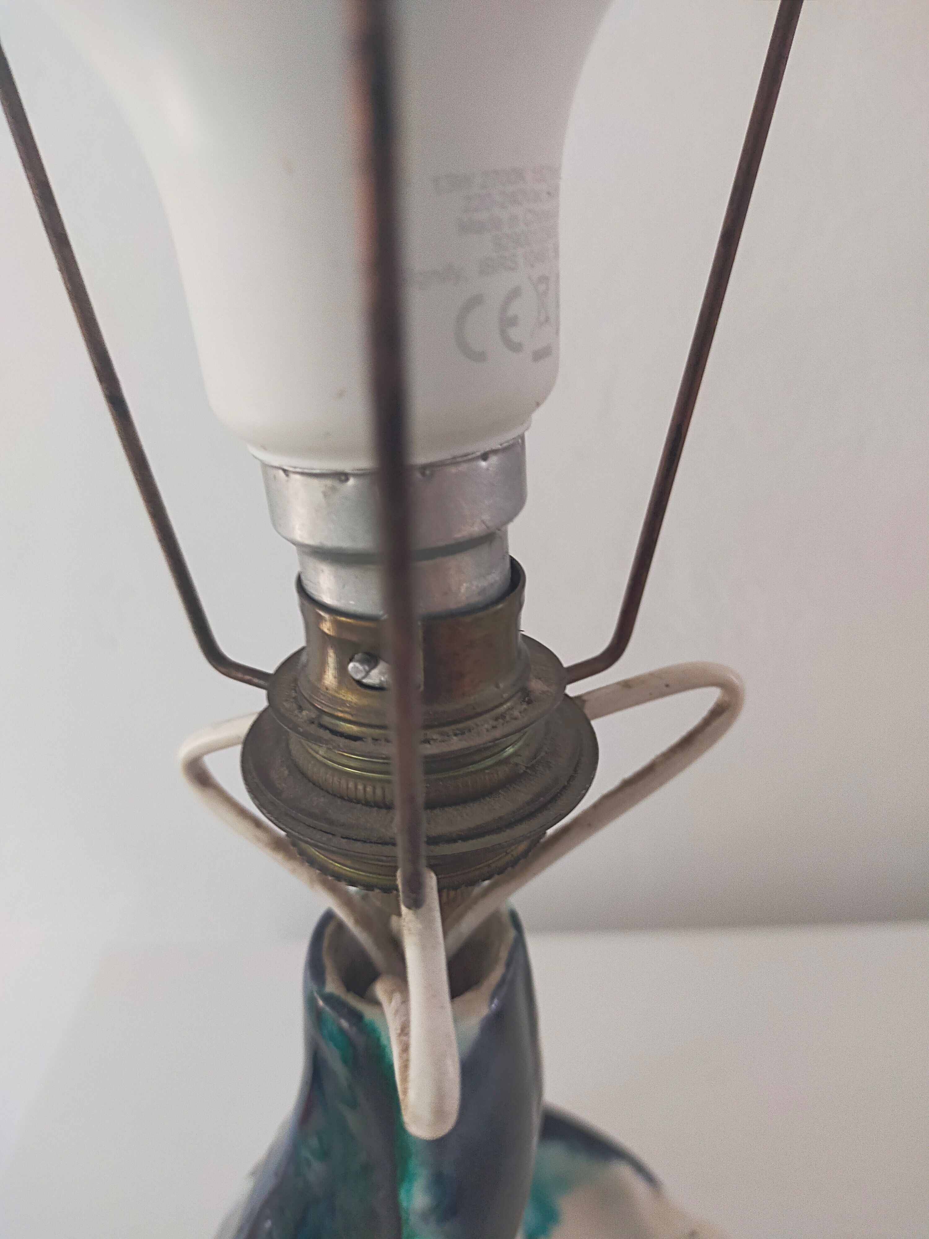 Vintage ceramic lamp foot Vallauris