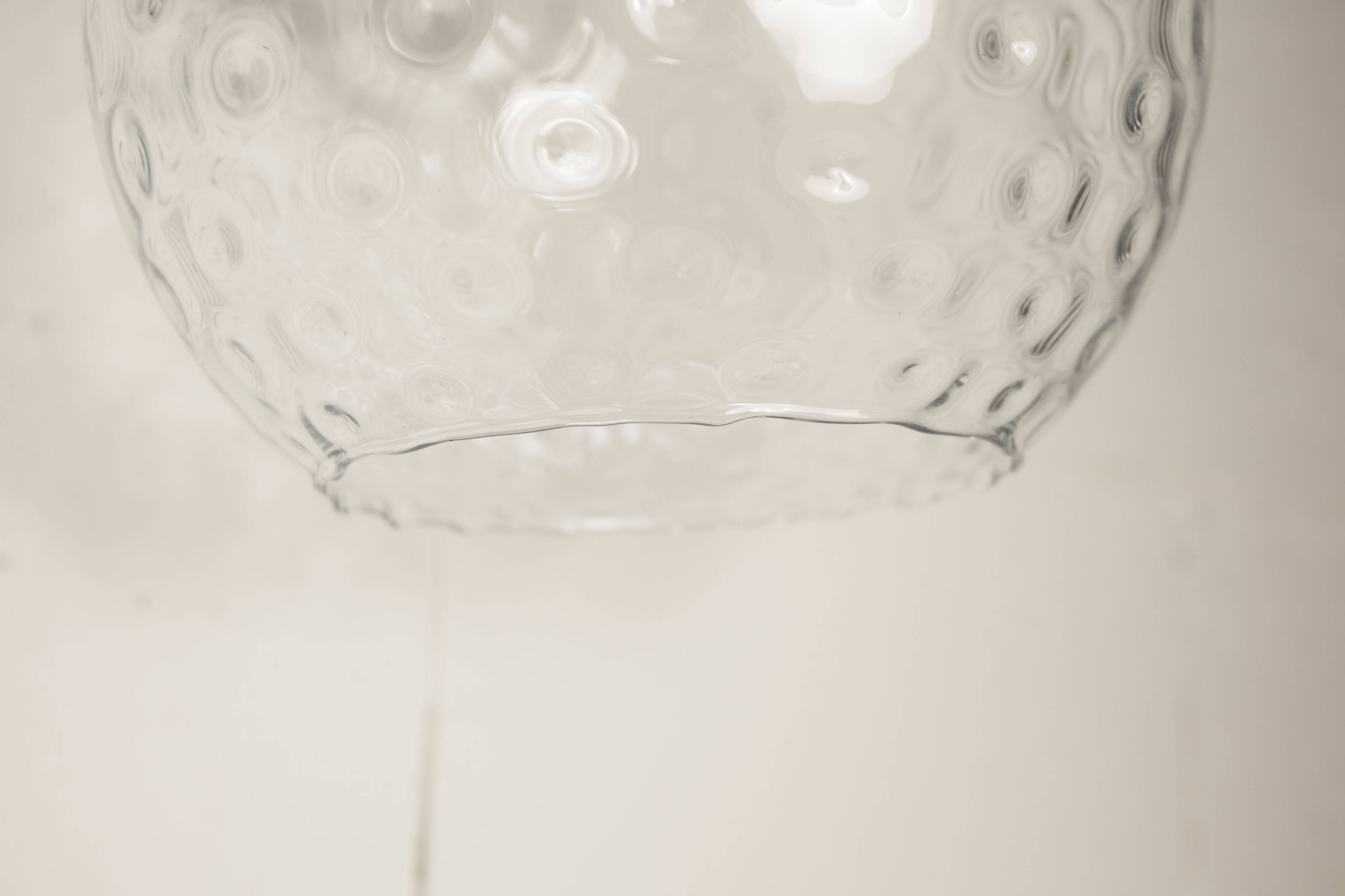 Original blown glass ball pendant 1970
