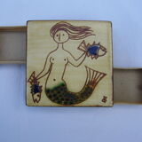 Ceramic and wood box