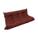 Sofa 3 places "Togo" red leather designed by Michel Ducaroy 1973