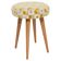 Yellow and beige mid-century stool, Europe, 1960s