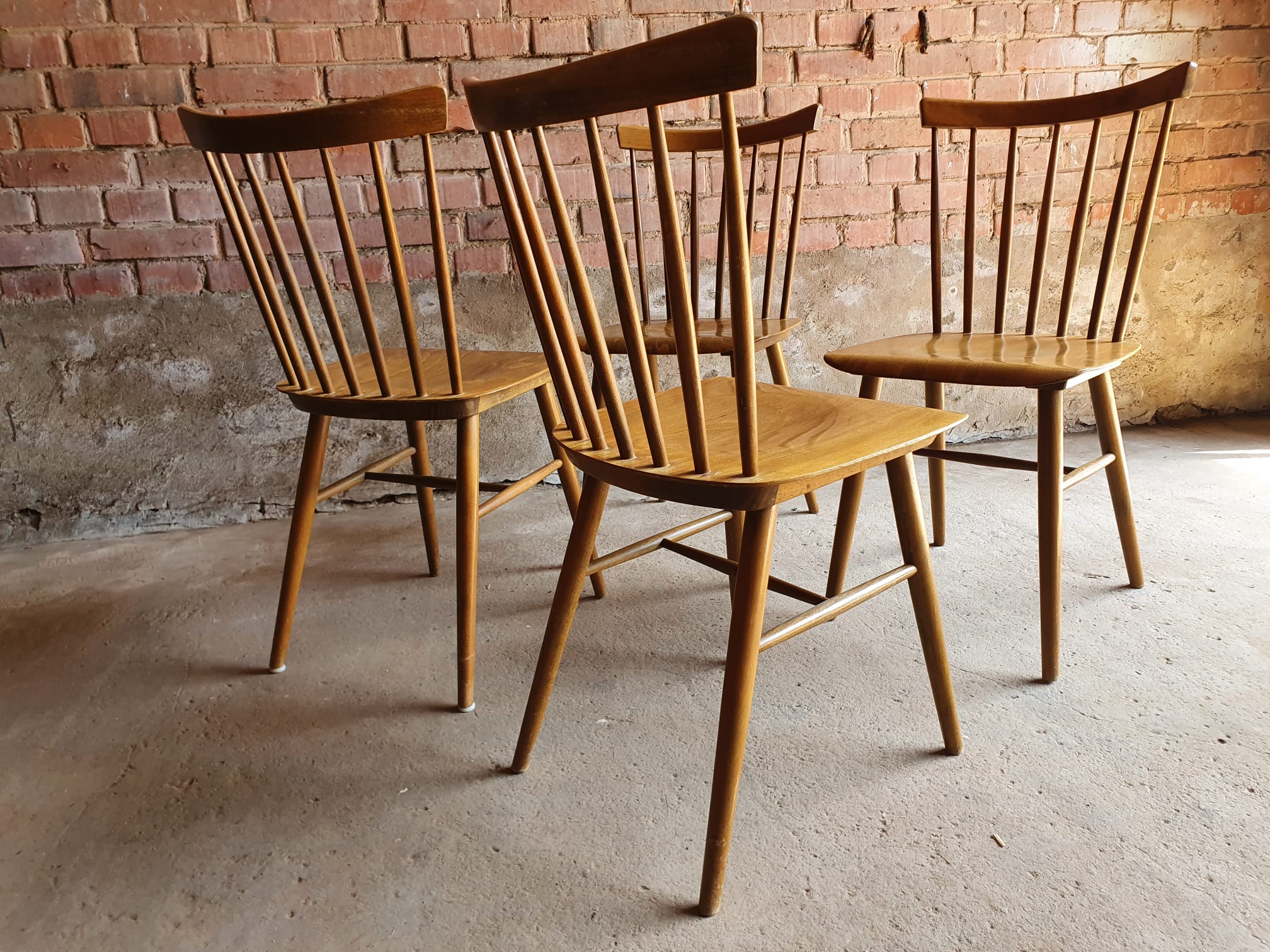 4 bistro chairs 1960