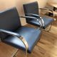 PAIR OF BRNO Knoll ARMCHAIRS, design Mies van der Rohe