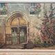 oil on panel signed Crismane - Former leper colony of Oudon Loire Atlan