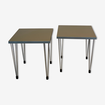 Pair of danish pinage side tables