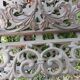 Cast iron magazine rack / wood log rack