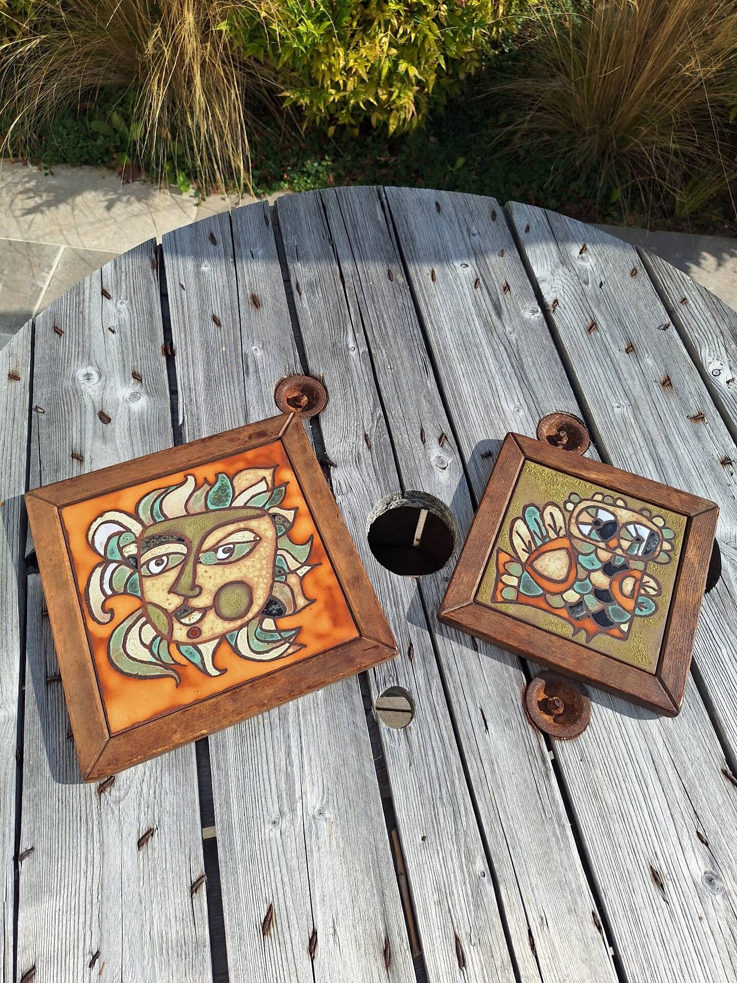 Set of 2 Magnificent ceramics by Roland Zobel