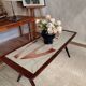 Table basse scandinave vintage à plateau carrelé - Edmund - années 1950