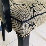 Chair bridge 50s art deco fabric