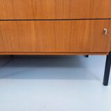 Vintage modernist enfilade ARP Minvielle by Guariche Mortier Motte teak