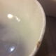 Sandstone salad bowl 23,5cm diameter vintage flat hollow