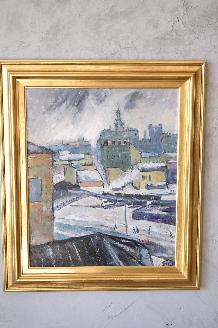 Oil painting by Bertil Landelius 1935