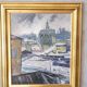 Peinture à l'huile de Bertil Landelius 1935