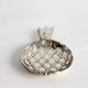 Pineapple silver metal ashtray
