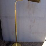 Liseuse / lampadaire articulé ep 1970 laiton doré