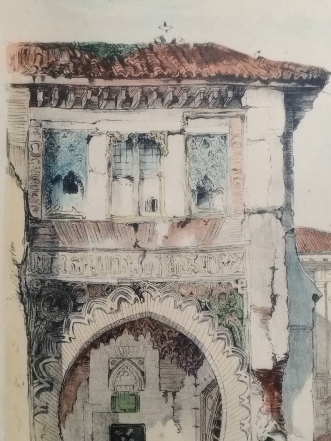 David Roberts - Correo de los Morros or Old Guardhouse, Granada