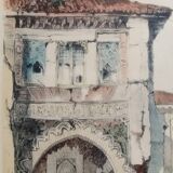 David Roberts - Correo de los Morros or Old Guardhouse, Granada