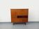 Vintage Scandinavian style secretary bookshelf storage furniture.