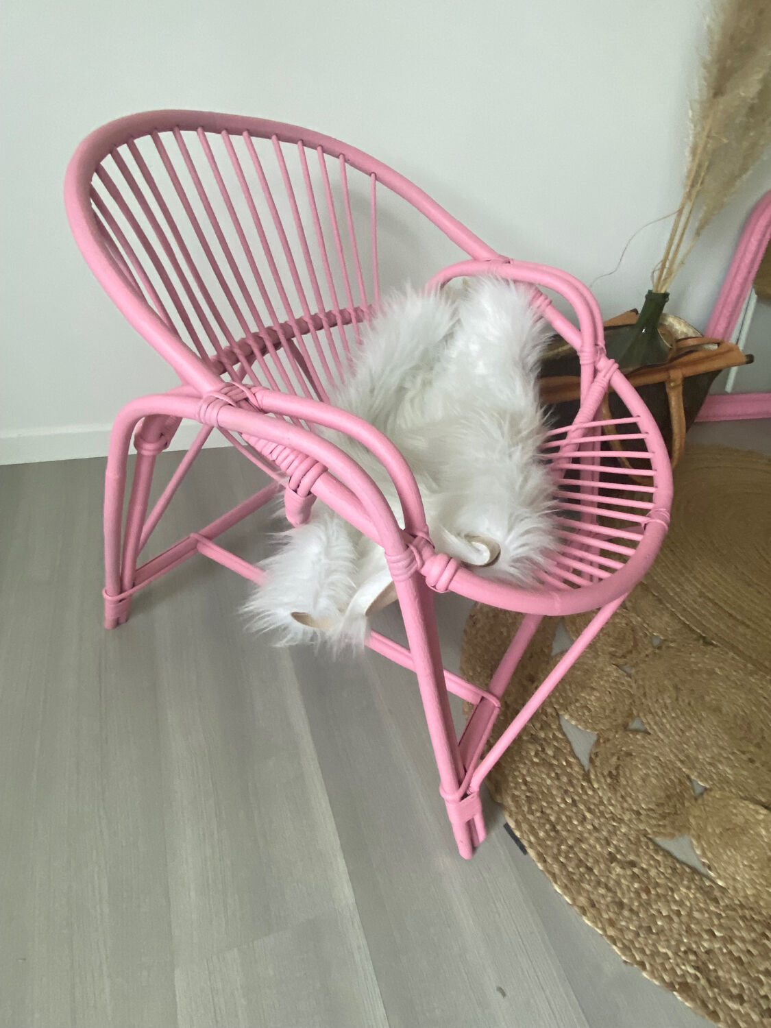 Adult rattan armchair