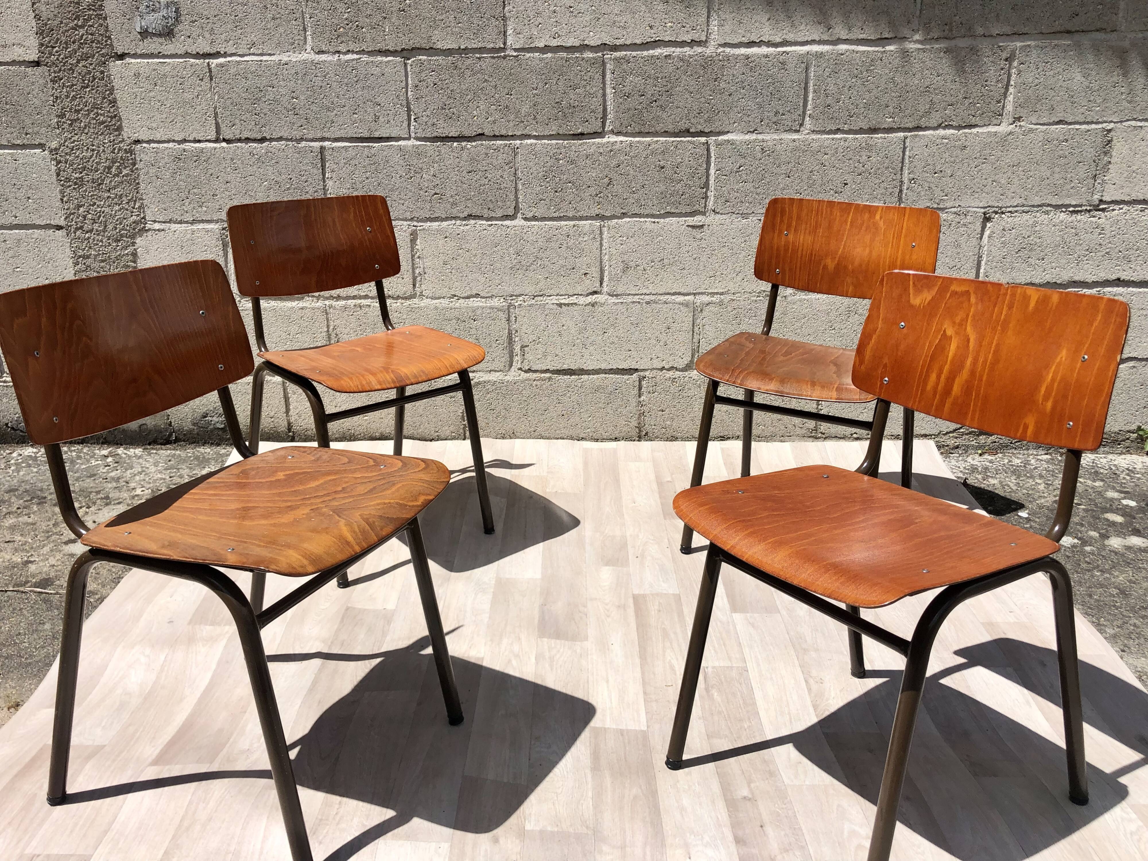 Set of 4 vintage Marko chairs