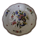 Flat plate Rouen earthenware
