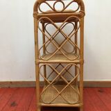 Vintage rattan shelf