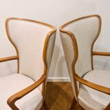 Art Deco lounge chairs Swedish office furniture, Sweden, 1940s