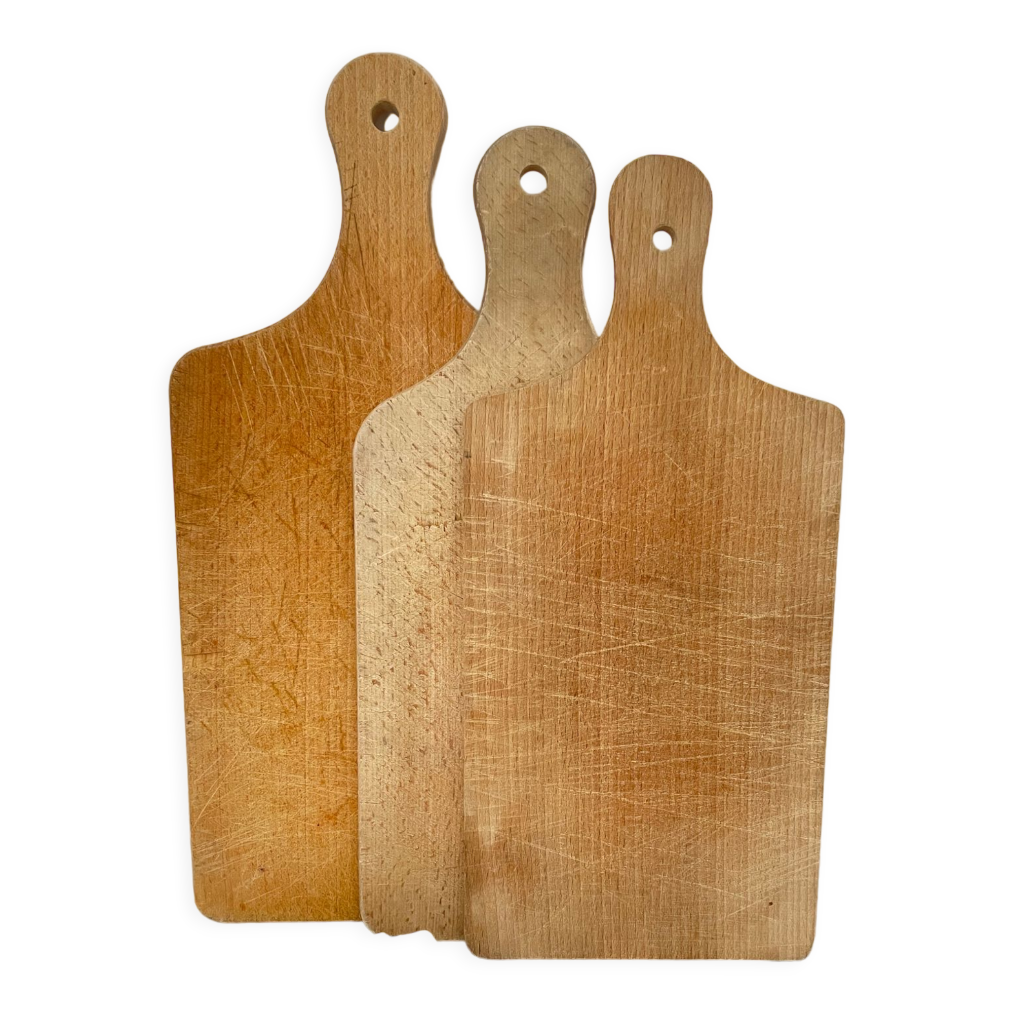 Lot de planches à découper en bois