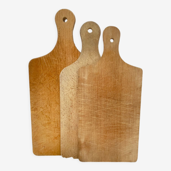 Set of wooden cutting boards