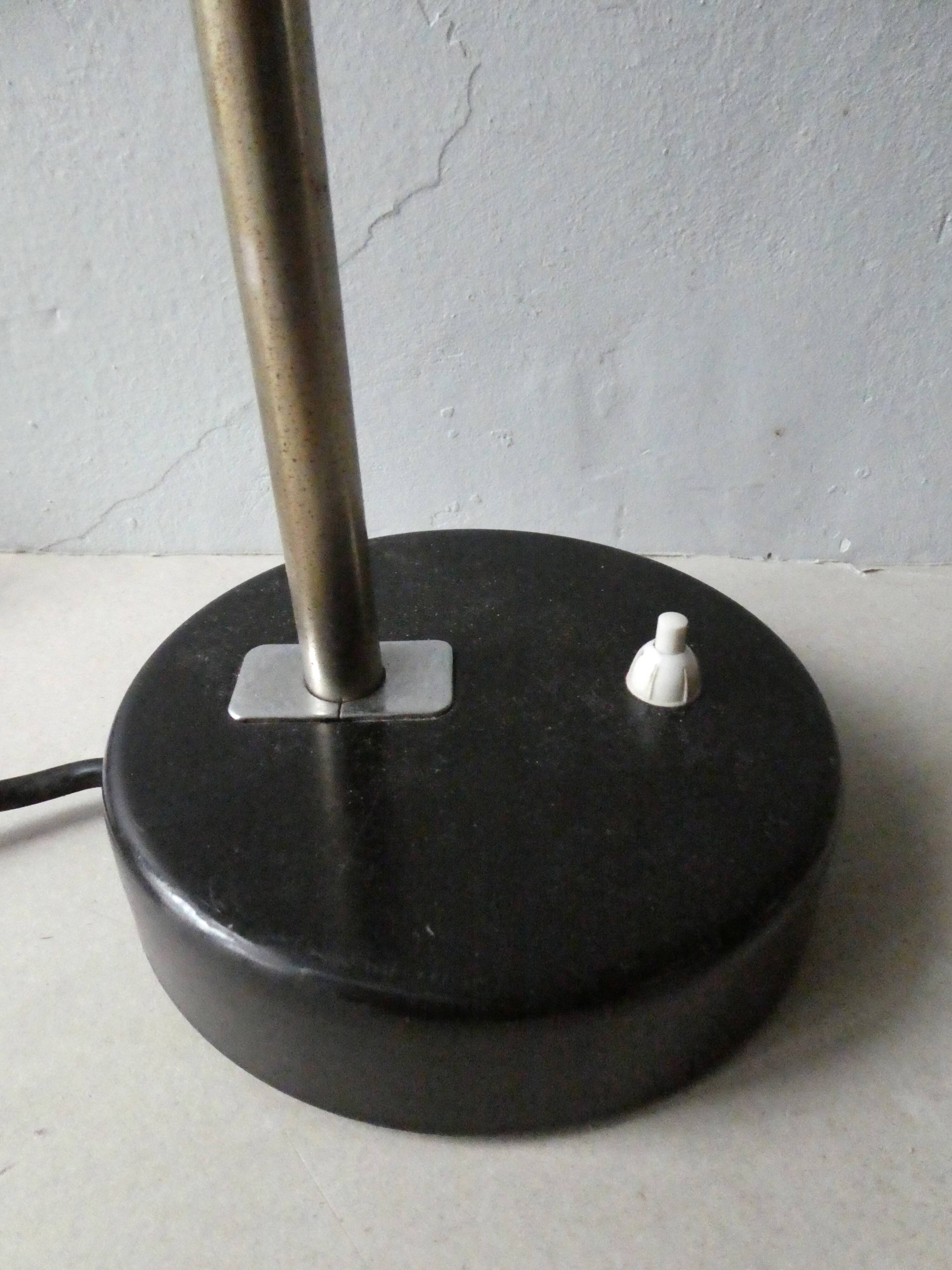 Lamp 50 years Bauhaus, metal desk,