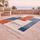 Magnificent authentic traditional Berber rug handmade 150/250 cm.