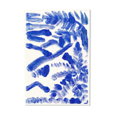 Monoprint in Blue