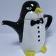 penguin teapot earthenware stamped 70s