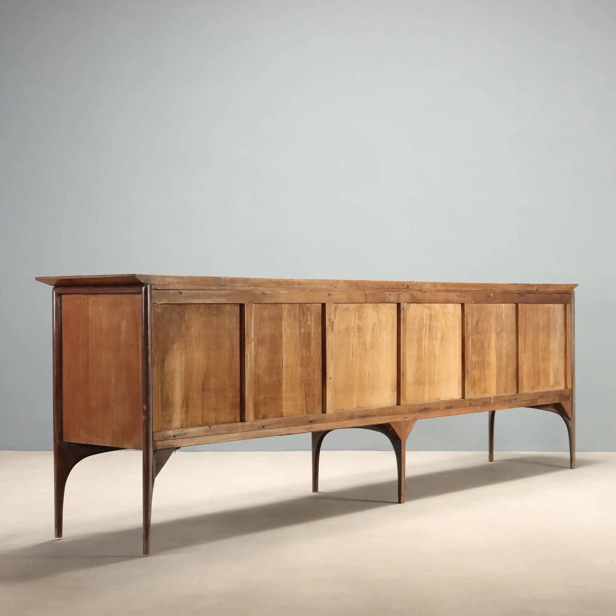 Vintage buffet design by Ico Parisi in ebonised wood, 1950s.