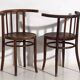 Antique bentwood chairs (circa 1920). Set of 4 pieces no. 2