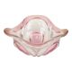 Vintage Murano Pink Glass Fruit Bowl – 1960s