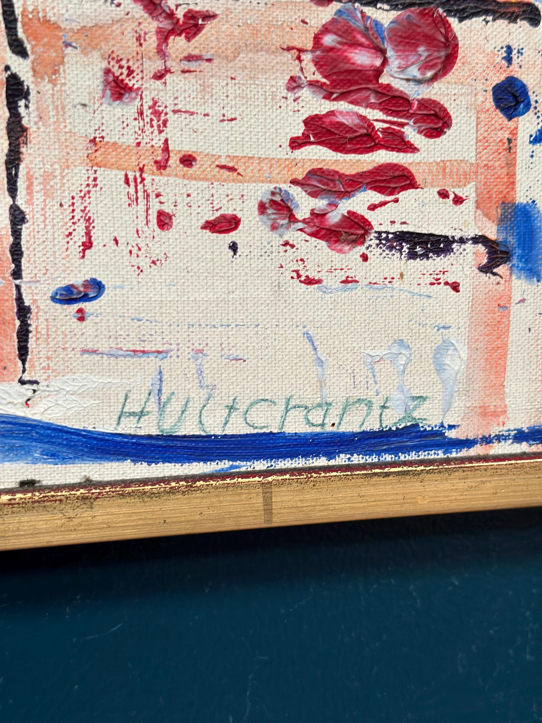 Swedish Oil on Canvas – “Composition” by Tore Hultcrantz