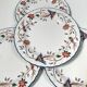 Set of 4 large plates barratts english porcelain