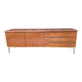Walnut veneer sideboard, Germany, 1970s