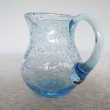 Bulled glass pitcher
