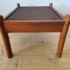 Pair of Dyrlund leather footrest 60s leather